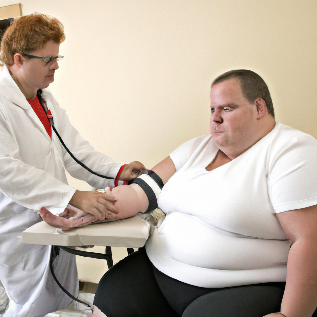 A patient following post-gastric banding surgery.