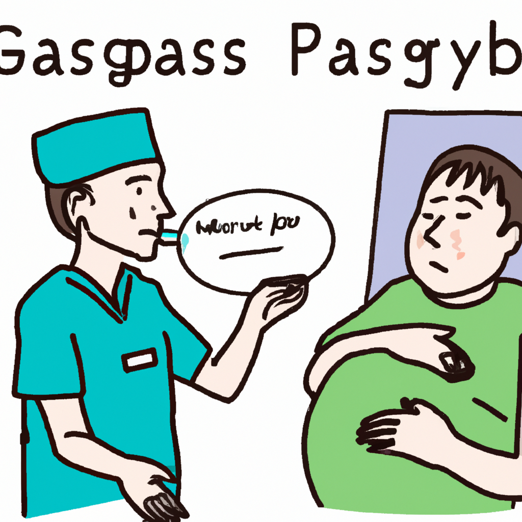 Illustration of gastric bypass surgery.