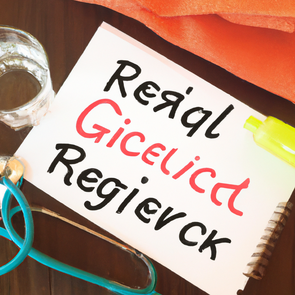 Prevention of gastric reflux with healthy lifestyle.