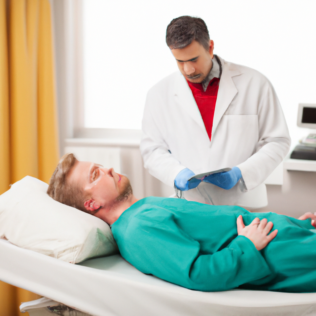 Expert surgeon diagnosing and treating gastric reflux.